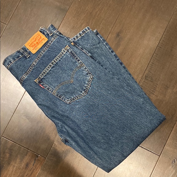 Levi's Blue Straight Jeans - Picture 1 of 8